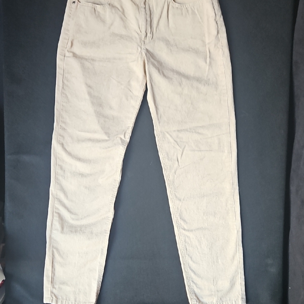 Liz Claiborne Beige Paisley Womens Size 4‎ Cotton Pants